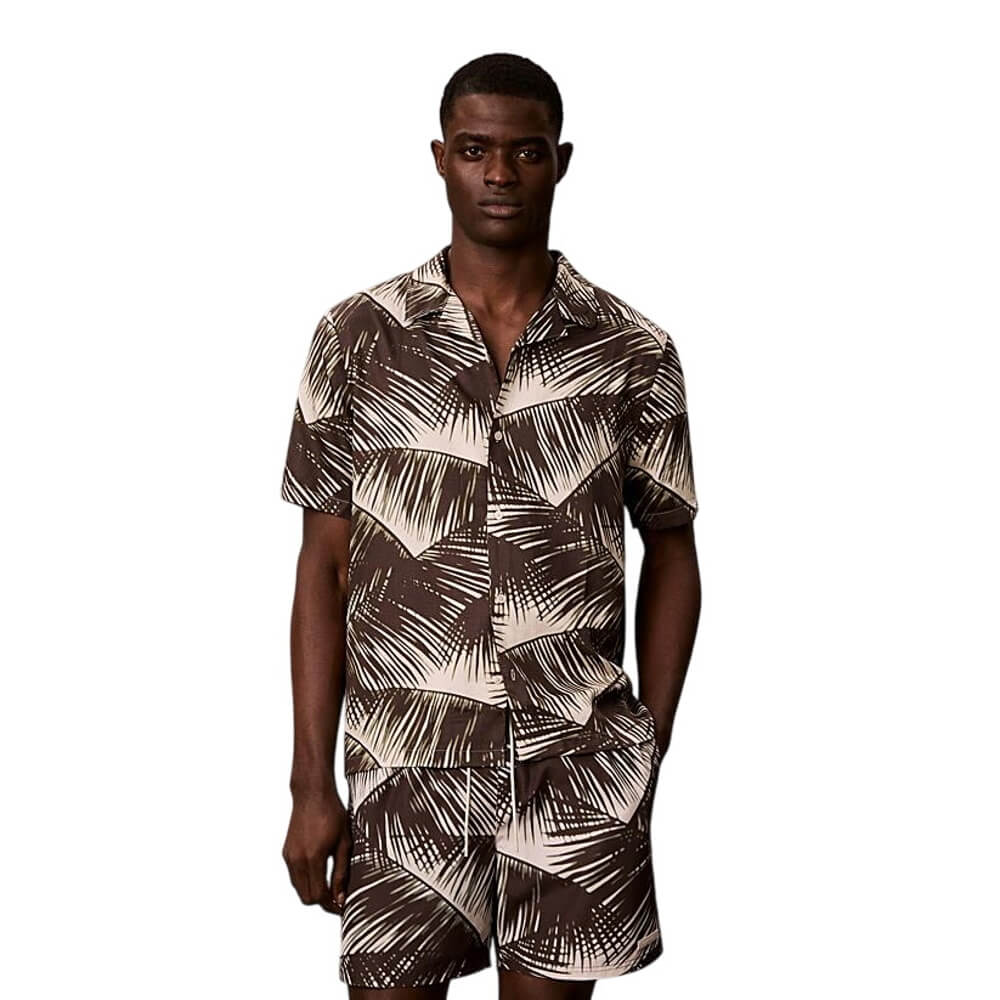 Calvin Klein All-Over Printed Beach Shirt